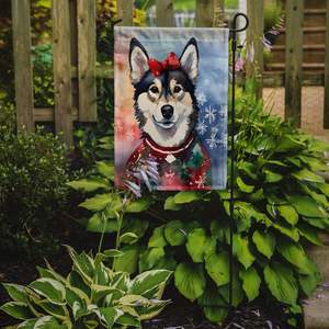 Multicolor Alaskan Klee Kai Christmas <b>Garden</b> <b>Flag</b> Mailbox Decorative Yard Banner for Patio Artwork <b>Garden</b> Size for Flower Beds - Product Image 2