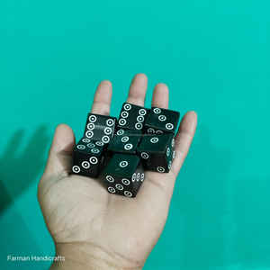 ลูกเต๋าทำจากเขาควายดำพรีเมียม งานแฮนด์เมดสุดหรู สำหรับเกมกระดาน ราคาประหยัด - Product Image 5