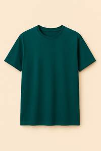 T-shirt pour homme, couleur unie, col rond, manches courtes, tee-shirt décontracté, streetwear, logo personnalisé - Product Image 4