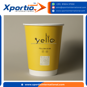 Gobelets en papier à double paroi très demandés, capacité 12 oz (360 ml), gobelet en papier kraft jetable pour boissons chaudes, design personnalisé, papier de qualité alimentaire - Product Image 4