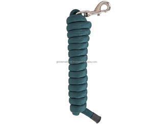 High Quality Horse Cotton Lead Rope with <b>Snap</b> <b>Hook</b> Horse Lead Rope Equestrian Cotton Lead Rope With <b>Snap</b> <b>Hook</b> Manufacturer - Product Image 2
