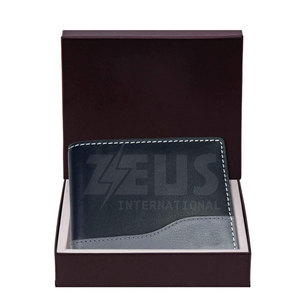 Cartera de Hombre Clásica de Cuero Genuino de Alta Calidad, Cartera Delgada de Cuero para Hombre en Venta desde Pakistán - Product Image 5