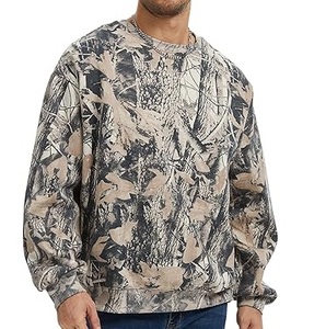 Sudadera Holgada de Gran Tamaño para Caza, Senderismo y Pesca, con Diseño de Camuflaje Bottomland y Hombros Caídos - Product Image 6