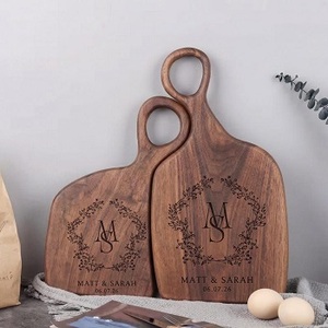Planches à découper en bois massif personnalisées pour cuisine, en gros, en bambou, en acacia, en noyer noir - Product Image 1