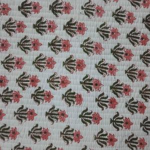 Tela de Voile 100% Algodón Puro, Acolchada, con Estampado Bohemio de Lujo, para Bolsos y Chaquetas Personalizados - Product Image 1