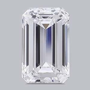 เพชรขาว HPHT ผลิตในห้องปฏิบัติการ น้ำหนัก 2.0 กะรัต เพชรเม็ดเดี่ยวทรงเหลี่ยมมรกต สี D ความสะอาด VVS2 คุณภาพเยี่ยม จากอินเดีย เพชรที่ผลิตในห้องปฏิบัติการ - Product Image 1