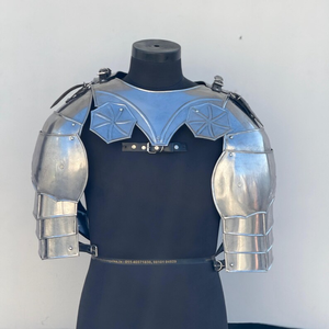 Hombreras y Coraza de Acero de Caballero Medieval, Armadura para Hombros, Disfraz de Cosplay, Reenactamiento Histórico, Equipo de Guerrero - Product Image 2