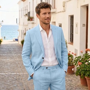 Premium wedding wear mens <b>pant</b> coat suit Men athletic fit <b>pant</b> coat suit stretch fabric modern business wear - Product Image 2