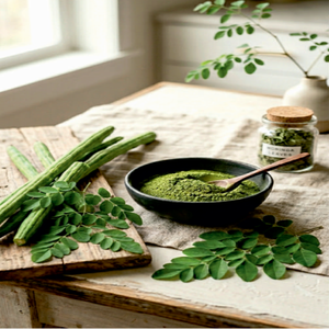 Poudre de feuilles de Moringa 100 % naturelle, riche en vitamines et minéraux, qualité alimentaire, fournisseur en gros de poudre de Moringa de qualité export, provenance Inde - Product Image 4