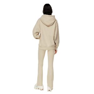 Vente en Gros 2025 OEM Custom Made Logo 100% Coton Biologique Polaire Femmes Pull à Capuche Drawstring Hoodies - Product Image 5