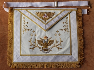 33 °   Tablier du Rite Écossais - Tablier de la Franc-Maçonnerie Écossaise - Product Image 4