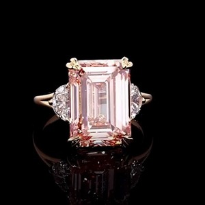 Anillo de Compromiso con Diamante Cultivado en Laboratorio, el Más Vendido, para Ceremonia de Boda y Eventos de Lujo, Disponible a Precio de Fábrica - Product Image 4