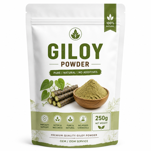 Poudre de Giloy 100% authentique en vrac, qualité alimentaire supérieure, riche en antioxydants et minéraux naturels - Product Image 1