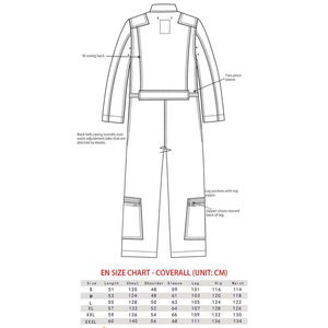 ชุดนักบิน Nomex IIIA ชุดป้องกันไฟไหม้ ชุดทำงานนิรภัย ป้องกันเปลวไฟ ชุดนักบินกองทัพอากาศ ชุดคลุมป้องกันไฟ - Product Image 6