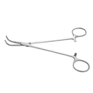 Gemini Forceps <b>9</b> 1/4 Inch Right Angle Delicate Vascular Hemostatic Forceps Stainless Steel Surgical Clamping Instrument - Product Image 1