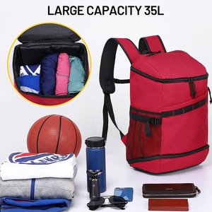 Mochila de Baloncesto, Bolsa de Deporte Profesional, Gran Capacidad, Múltiples Compartimentos, con Correas de Hombro Ajustables - Product Image 1