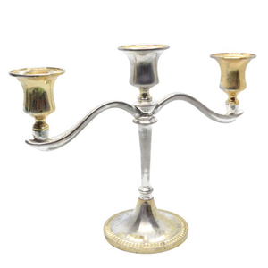 Crafted Tall Table Handmade Shiny Polish 5 Arms <b>Candelabra</b> Three Arms Luxury Wedding Centerpiece Decoration Metal - Product Image 6