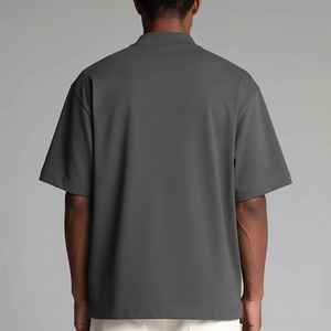 Camisetas Oversize de Moda para Hombre 2026, Estilo Urbano, 100% Algodón, Logotipo Personalizado Impreso, Estilo Hip Hop, Transpirables, de Secado Rápido, 180g - Product Image 3