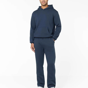 Conjunto de Sudadera con Capucha y Pantalones Deportivos para Hombre, Estilo Urbano, Lavado Ácido, Ligero, Informal, con Logotipo Personalizado - Product Image 5