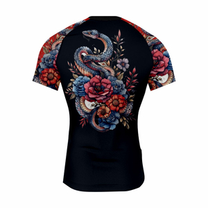 เสื้อรัดกล้ามเนื้อแขนสั้นแบบสั่งทำพิเศษ ลายโลโก้นักเล่นเซิร์ฟ MMA/BJJ  แบบซับลิเมชั่น  ลายออกแบบสำหรับยิวยิตสู  เสื้อรัดกล้ามเนื้อสั่งทำพิเศษ - Product Image 3