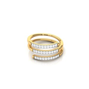 Espléndido anillo de plata de ley 925 chapado en rodio con detalles de piedras preciosas radiantes para ceremonias de boda y regalos encantadores - Product Image 6