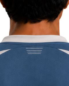 Camiseta Deportiva Azul para Hombre, Manga Corta, de Secado Rápido, Transpirable, para Entrenamiento, Gimnasio, Personalizable para Equipos - Product Image 5