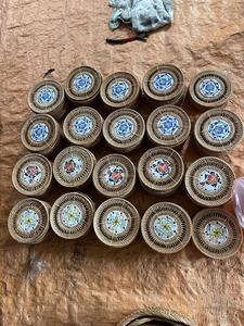 Sous-verres en rotin biodégradable pour tasses à café et à thé, logo personnalisé OEM, emballés en carton, tapis et coussinets réutilisables pour restaurants - Product Image 6