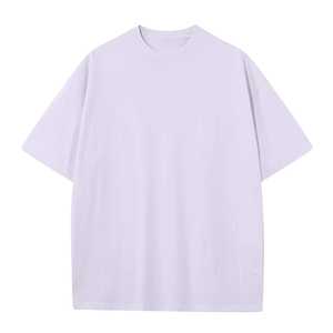 Camiseta de hombre de algodón 100% de punto, de alta calidad, estilo urbano, corte holgado, con logo frontal serigrafiado, transpirable. - Product Image 2