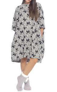 Chemise de nuit ample en jersey de coton pour femme - Product Image 5