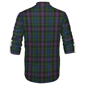 Chemise à lacets en tartan écossais des Highlands de haute qualité pour hommes, motif Clan Rankin, manches longues, style décontracté Jacobite, vente en gros - Product Image 3