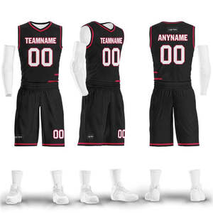 Custom Sublimation Basketball Uniform Set Breathable Dry Fit Mesh Team Wear <b>Shorts</b> Training Sports Apparel Custom Logo Design - Product Image 1