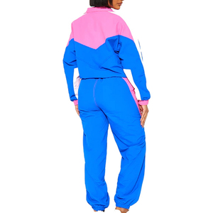 Conjunto Deportivo de 2 Piezas para Mujer, Chaqueta Cortavientos de Nailon, Forro de Malla Ligero, Impermeable y Transpirable - Product Image 2