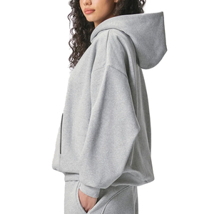 Customized <b>Hoodie</b> Cotton Fleece Streetwear Casual Pullover Hooded Sweatshirt Men Women Unisex Embroidery Logo Wholesale - Product Image 2