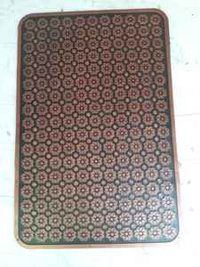 Tapis en caoutchouc robuste pour base de machine, anti-vibration et protection du sol pour usines, disponible à la vente - Product Image 4