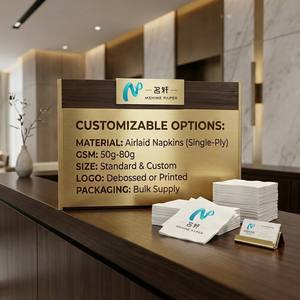 <span class=keywords><strong>Tovaglioli</strong></span> da Cena in Airlaid di Lusso con Logo Personalizzato <span class=keywords><strong>a</strong></span> Prezzo di Fabbrica, Altamente Assorbenti, Morbidi, Certificati FSC e BRC - Product Image 3