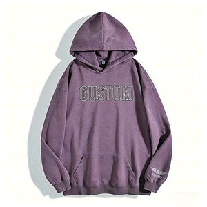 เสื้อฮู้ดโอเวอร์ไซส์ผู้ชาย Fly Fit ผ้าฝ้าย 100% เฟรนช์เทอร์รี่ สไตล์ลำลอง สตรีทแวร์ สำหรับฤดูใบไม้ร่วง - Product Image 4