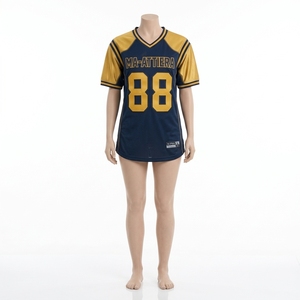 Jersey de Fútbol Americano Azul Marino y Dorado para Hombre, Personalizado 88, Ropa Deportiva, Uniforme de Equipo, Ropa de Alto Rendimiento, Venta al Por Mayor - Product Image 3