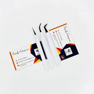 Pinzas para Pestañas Somofy Enterprises, Acero Inoxidable, Punta Suave de Precisión, Logotipo Personalizado SE-BI-TL-0074, Antiestáticas, Longitud de 10 mm - Product Image 2