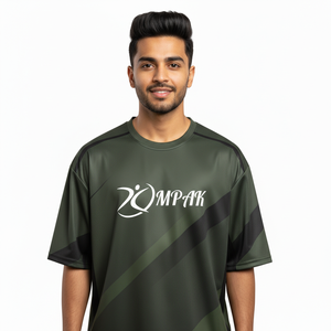 Camiseta Casual para Hombre, Corte Regular, Sublimada, Poliéster/Algodón, Anti-UV, Secado Rápido, Ropa Urbana de Moda - Product Image 1