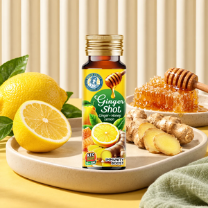 Vinut Trust - Bebida de Jengibre con Miel y Limón de 30 ml, Refuerzo Inmunológico, Alimento y Bebida, Marca Privada ODM, Muestra Gratuita - Product Image 1