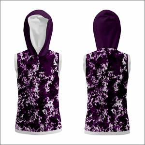 เสื้อฮู้ดแขนกุดสำหรับฤดูร้อนแบบกำหนดเอง น้ำหนักเบา ระบายอากาศได้ดี แห้งเร็ว พิมพ์ลายแบบ Sublimation ผลิตจากโพลีเอสเตอร์ 100% สำหรับทีมกีฬา - Product Image 5