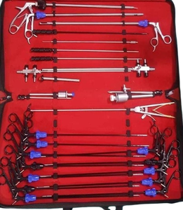 Juego de Instrumentos Laparoscópicos de Alta Precisión con Sistema de Trócar, Tijeras, Pinzas y Portaagujas, Fabricación al por Mayor - Product Image 6