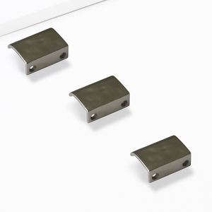 Producto Popular: Manijas Modernas de Aleación de Aluminio con Borde Martillado para Muebles de Cocina, Armarios y Baños - Product Image 1