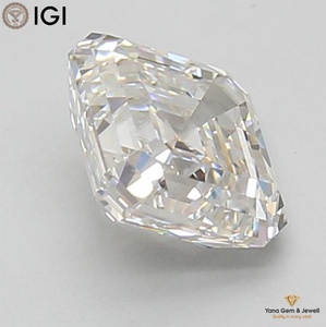 Diamant de laboratoire CVD de 2,00 carats, certifié IGI, clarté VS2, couleur E, taille Asscher, pour centre de bague époustouflant - Product Image 3