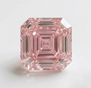 Diamante Cultivado en Laboratorio CVD de 4CT, Corte Asscher, Color Rosa Fantasía, Claridad VS1, Certificado IGI, Corte Excelente 3EX, Proveedor B2B para Distribuidores e Importadores de Diamantes - Product Image 3