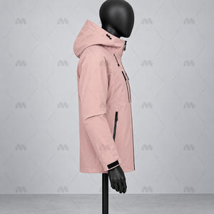 Chaqueta Delgada de Ganchillo Personalizada, Informal, Cálida, con Forro Polar y Cierre Frontal, para Otoño e Invierno, Viajes al Aire Libre, Resistente al Viento - Product Image 2