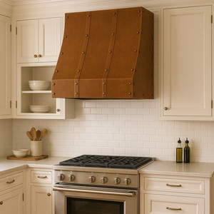 เครื่องดูดควันแบบโค้งทรงสวยงาม ผลิตจากทองแดงเคลือบพิเศษ สำหรับครัวเรือน - Product Image 1