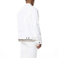 Ensemble de jeans décontractés pour hommes de qualité supérieure, respirant, 100% coton, personnalisable, veste et pantalon