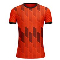 Maillot de football Lyon orange et noir, léger, respirant, anti-transpiration, pour entraînement sportif, uniforme d'équipe