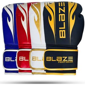 High Quality Leather Boxing Gloves for Gym Training Sparring & Heavy Punching Bag | Wholesale MMA Kickboxing <b>Velcro</b> <b>Strap</b> Glove - Product Image 6